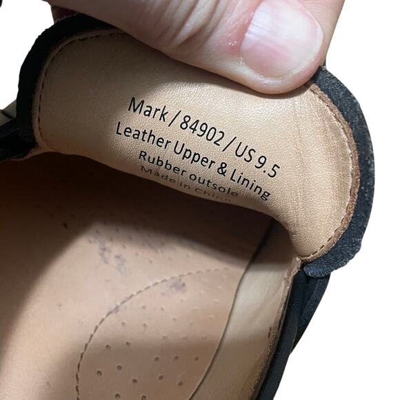 Warfield & Grand Mens 9.5 Black Leather Horsebit Loafers Quiet Luxury Dress Shoe - Picture 7 of 9